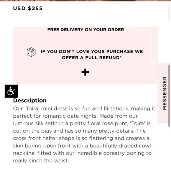 House of Cb Toira Dress size medium - Picture 4 of 9